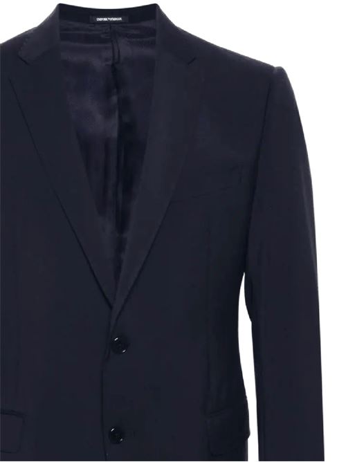 Indigo blue virgin wool jacket EMPORIO ARMANI | E31GME01504916